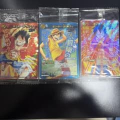 ワンピース ミラバト ミラクルバトル プロモ ルフィ 未開封3枚セット