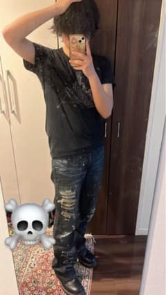 00s archive shellac damage denimのサムネイル