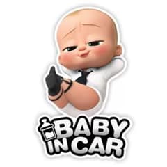 베이비 잉커 A 타입 스티커 보스 베이비 차외 씰 패밀리 카