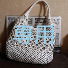 皮革メッシュバッグのサムネイル