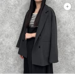 【完売商品】ぞうねこオリジナル　ジャケット　グレーのサムネイル