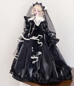 海外ディーラー様製 ドール お洋服 ゴシックドレス アウトフィット1/4 mddのサムネイル