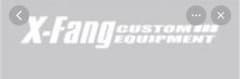 X-Fang CUSTOM EQUIPMENT ステッカーのサムネイル