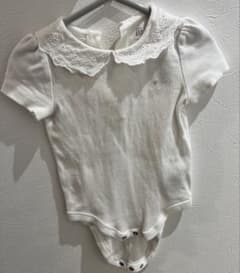 baby GAP 刺繍襟 リブ ロンパース 70cmのサムネイル