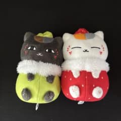 の*け様 夏目友人帳 ニャンコ先生 ぬいぐるみ 2点セットのサムネイル