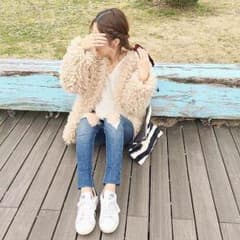 きのこ☺︎様専用‼︎‼︎F.domエフダム☆モコモコアウタージャケット プードルのサムネイル