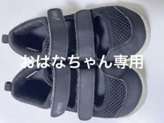 asics ブラック サンダル ベルクロ　19.5cmのサムネイル