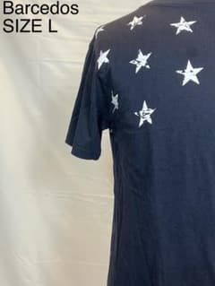 Barcedos 星条旗柄 Tシャツ ネイビー Lサイズのサムネイル