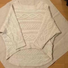 値下げ♡ザックリ編みニットのサムネイル