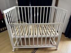 【送料無料】ヤトミ ベビーベッド ホワイトのサムネイル
