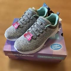 新品タグ付き スケッチャーズ memory foam WIDE FIT 23.5のサムネイル