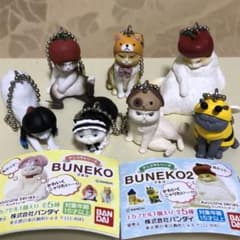 BUNEKO1•2  ブネコ　猫　ねこ　ガチャ　7種類のサムネイル