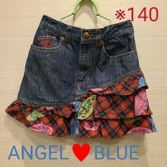 ANGEL♥️BLUE デニムスカートS(140)のサムネイル