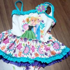アナ雪水着 女の子 ワンピース110センチのサムネイル