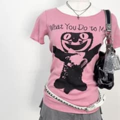 Y2K❤️00s HYSTERIC GLAMOUR キットキャット Tシャツ - メルカリ