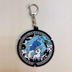 ポケふた ラバーキーホルダー 北海道 稚内 アローラロコン キュウコン