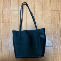 ☆りれるもも様専用！☆BARCOSバルコス牛革トートバッグ 黒のサムネイル