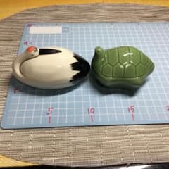 祝い 鶴と亀の香合 - メルカリ
