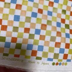 115cm×113cm SEVENBERRY コットン生地 チェック柄 日本製のサムネイル