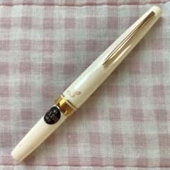 パイロット 14K 14金 万年筆 ショート 細字 レディ 白軸 廃盤 - メルカリ