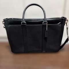 COACH ブラック ビジネスバッグのサムネイル