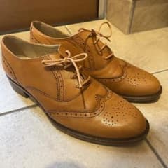 BARCLAY キャメル レザー ドレスシューズのサムネイル