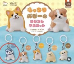 むっちりパピーのめじるしマスコット ハスキーのサムネイル