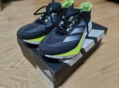 adidas Adizero ランニングシューズ ブラック/ライムのサムネイル