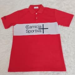 [미품] Camicia Sportiva 폴로 셔츠 레드 사이즈 48