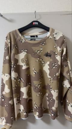 Stussy カモフラージュ柄 長袖カットソー Lサイズ サーマル - メルカリ