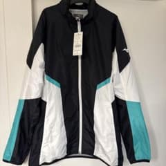Mizuno ウィンドブレーカー XL ブラック/ターコイズのサムネイル
