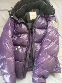 MONCLER ダウンジャケット パープル サイズ1 - メルカリ