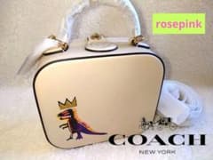 希少超レアCOACHコーチ✕バスキアスクエア2wayバッグ本物新品