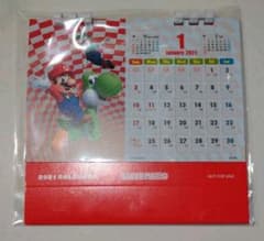 マリオ卓上カレンダー　2021非売品のサムネイル