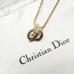 3117 極美品✨ Dior ネックレス CD ロゴ 希少 刻印 cm - メルカリ