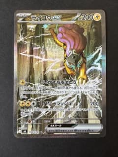 r*4様 ライコウex SAR ポケモンカード ポケカ ストームエメラルダ