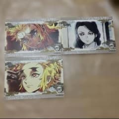 [ufotable 한정] 귀멸의 칼날 무한 열차편·유곽편 특전 랜천 매트 3종