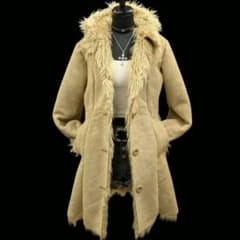 平成ギャル y2k グランジ ファー ムートンコート フーディ - メルカリ