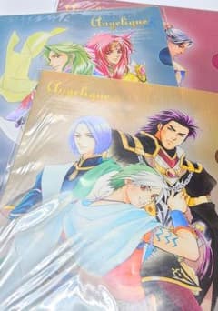 アンジェリーク 由羅カイリ イベント会場限定 特典ペーパー 守護聖 ランディ アンジェリーク『由羅カイリ（画）守護聖』ネオロマンスクリアファイル