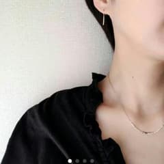 sale カレンシルバー シルクコードネックレス　14kgfのサムネイル