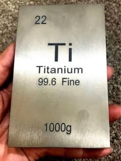 ③ チタン インゴット1kg レアメタル 元素標本 titanium - メルカリ