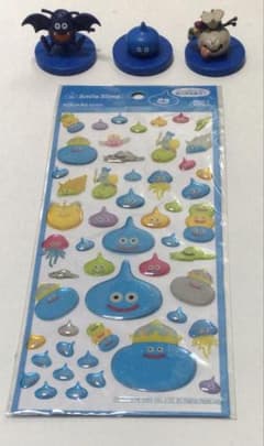 ✴︎新品未開封✴︎ ドラクエ　スマイルスライム カラフルクリアシール　おまけ付
