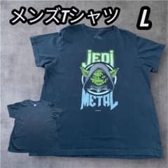 해외 STAR WARS 스타 워즈 T 셔츠 요다 Jedi metal 남성 L