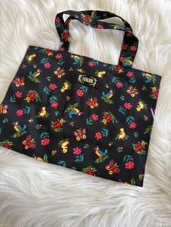 FEILER フェイラー トートバッグ 花柄 ブラックのサムネイル