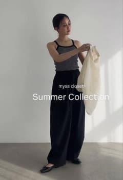田中里奈 mysa closet ホルダーカップタンク ボーダーMのサムネイル