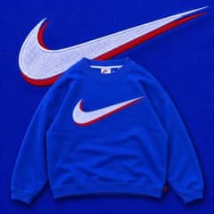 90s 00s OLD NIKE ビッグスオッシュ スエット y2k 鬼フェード - メルカリ