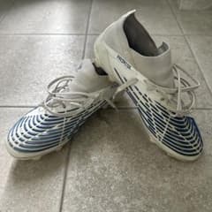 adidas Predator HG/AG 25.0スパイク　ホワイト/ブルーのサムネイル