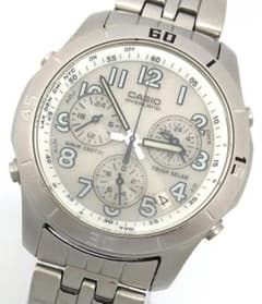 カシオ 腕時計 オーバーランド メンズ ソーラー電池 中古品 (21095)