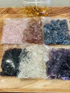 天然石さざれ6種類詰め合わせセット 300g+オマケ - メルカリ