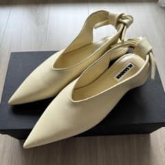 JIL SANDER】新品未使用 フラットシューズ バックリボン 38 - メルカリ